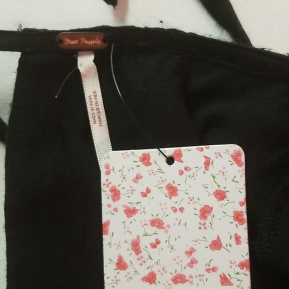 Free People Shine Like The Stars Mini Dress Black - Picture 6 of 6